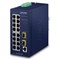 Planet IGS-4215-16T2S: L2+/L4 industriální switch s managementem, 16* 10/100/1000T + 2* 100/1000X SFP, (-40 - 75 C, duální vstupy na 12~48VDC/24VAC)