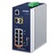 Planet IGS-4215-4P4T2S: L2+/L4 industriální PoE+ switch s managementem, 4* 10/100/1000T 802.3at PoE + 4* 10/100/1000T + 2* 100/1000X SFP, -40~75 C, duální vstupy 48~56V DC, SNMPv3, 802.1Q VLAN, IGMP Snooping, SSL, SSH, ACL