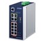 Planet IGS-4215-8P2T2S: L2+/L4 industriální PoE+ switch s managementem, 8* 10/100/1000T + 2* 10/100/1000T + 2* 100/1000X SFP, -40 - 75 C, duální vstupy 48~56V DC, SNMPv3, 802.1Q VLAN, IGMP Snooping, SSL, SSH, ACL