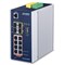 Planet IGS-5225-8P4S: L2+/L4 industriální PoE+ switch s managementem, 8* 1Gb PoE+, 4* 100/1000X SFP, -40 až 75 C, duální vstupy 48 až 56V DC, DIDO, ERPS Ring, 1588, Modbus TCP, ONVIF, prvky síťové bezpečnosti