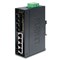 Planet ISW-621: Průmyslový Fast Ethernet switch, 4x 10/100Base-TX, 2x 100Base-FX(SC-MM,1300nm,2km), 12-48V DC/24V AC, -10~60°C