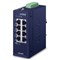 Planet ISW-800T: L2 industriální switch bez managementu, 8* 10/100TX porty (-40~75 degrees C)