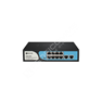 BDCOM S1200-8P2G: Unmanaged PoE+ Switch, 8x FE PoE RJ-45, 2x GE RJ-45, zdroj 220V AC