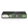 BDCOM S1500-16T: Unmanaged Gigabit Switch, 16x  RJ-45, zdroj 220V AC