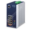 Planet IGS-4215-4P4T: L2+/L4 industriální PoE+ switch s managementem, 4* 10/100/1000T 802.3at PoE + 4* 10/100/1000T, -40~75 C, dual inputs 48~56V DC, SNMPv3, 802.1Q VLAN, IGMP Snooping, SSL, SSH, ACL