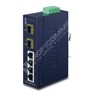 Planet ISW-621TF: L2 industriální switch bez managementu, 4*10/100TX + 2* 100Base-FX SFP Fiber (-40 - 75 C)